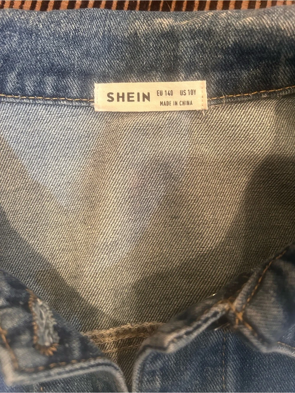 SHEIN Blue Denim Jacket - Classic Jean Jacket